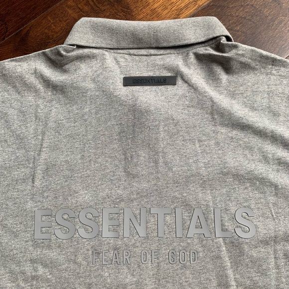 Fear of God Essentials Short Sleeve Polo Tee - Picture 1 of 4